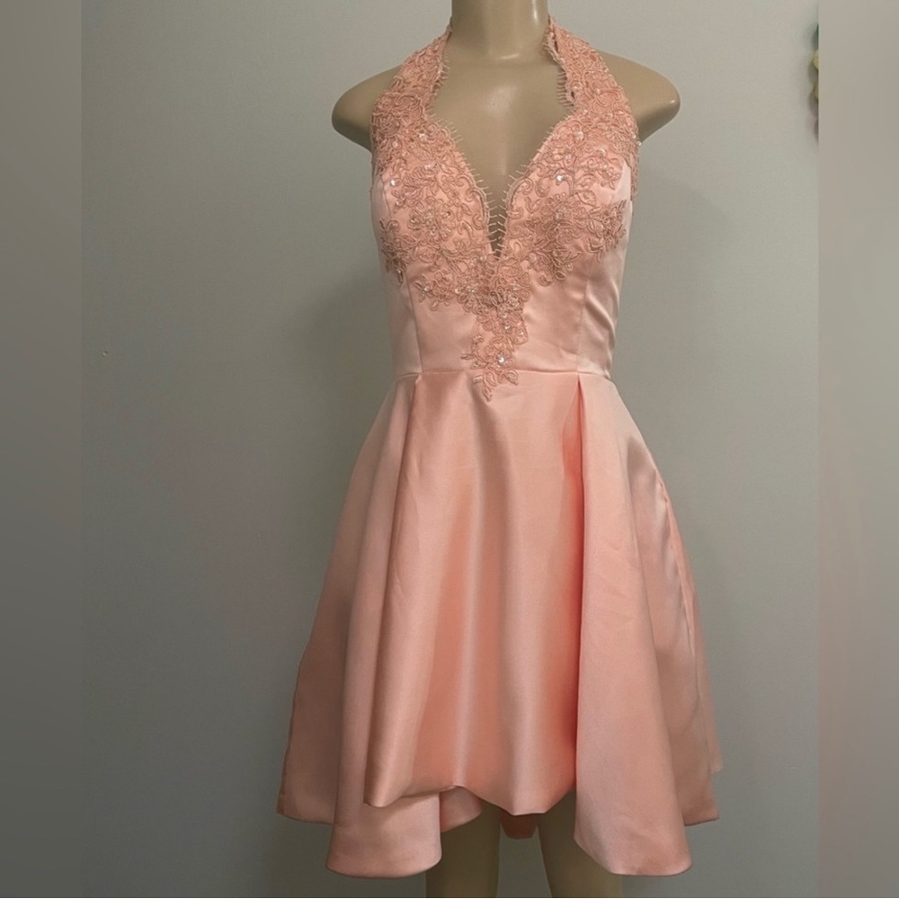 Vnaix Wedding Dress Color Peach NWOT - Picture 2 of 11